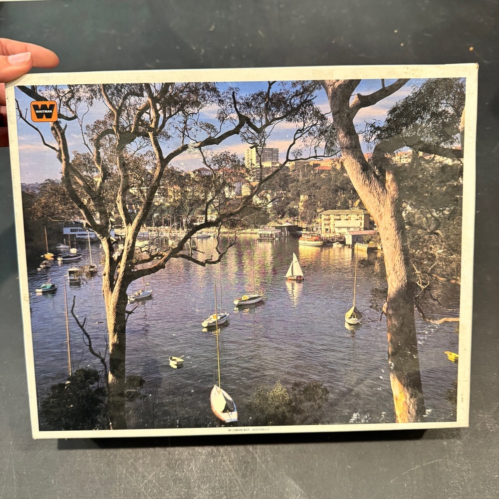 Whitman‎ Jigsaw Puzzle Mosman Bay Australia 1000 Pieces 21.5x27.5 Boats 4777-24